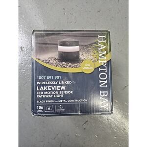 Hampton Bay Outdoor LED Path Light Metal Powder Coat Black 25W KXX1501LX-01